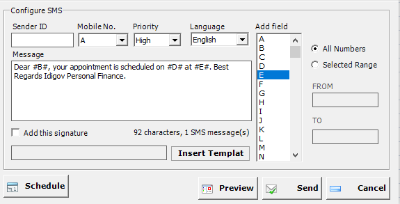 Excel Plugin To Send Bulk SMS